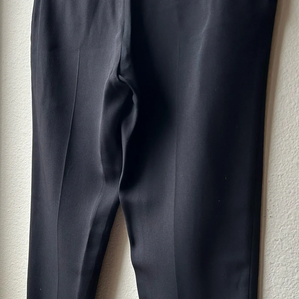 ALEXANDER WANG Black Onyx Ankle-length Tapered Leg Ankle Pants Sz 4